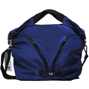 Y-3 UT TOTE 高質感尼龍字母Y-3 Logo刺繡山本耀司大手提斜背兩用包(寶藍色/IK7227)