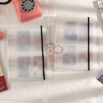 台灣出貨✨磨砂A5卡冊 3吋小卡卡冊 拍立得相冊 6孔活頁 小卡收納冊 學生明信片收納冊 追星必備 明星小卡保護冊 相簿