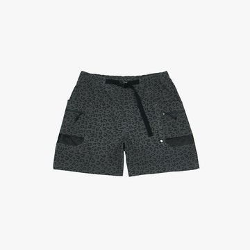 中性款豹紋印花工裝短褲_White Rock Shorts Leopard
