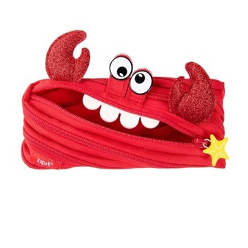 ZIPIT - ZIPIT怪獸筆袋-紅色螃蟹 (22 x 10 x 2 cm)