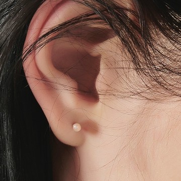 LESIS｜Diamond Pearl Earrings XS 經典Akoya迷你珍珠耳環