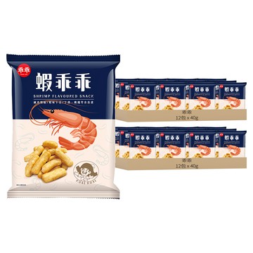 乖乖 玉米脆條蝦乖乖 原味  40g  24包