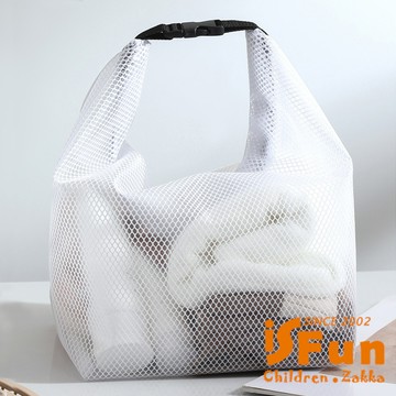 【iSFun】透視手提 EVA防潑水大容量盥洗化妝收納袋/顏色可選