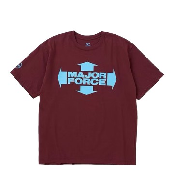 NEIGHBORHOOD NH MAJOR FORCE TEE SS BURGUNDY