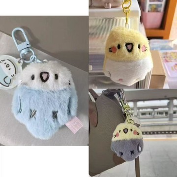 桃園出貨✨ 新款可愛小鸚鵡小鳥可愛掛件書包包包掛飾小鳥掛件毛絨玩偶超萌少女心