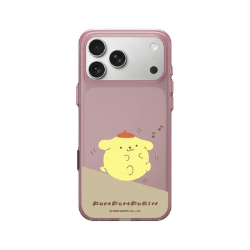 iPhone 17 Pro Max Clear (相機按鈕) 晶醺玫 - 三麗鷗-布丁狗30週年 PomPomPurin (30th Anniversary) - 哼歌搖擺