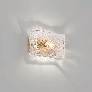 E14波紋玻璃壁燈｜H06-55-060-1