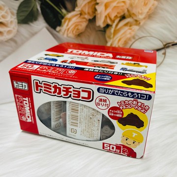 潼漾小舖 日本 tomica 汽車造型代可可脂巧克力 216g 六種類造型 50個入