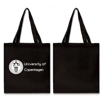 丹麥哥本哈根大學紀念品Københavns Universitet購物袋帆布包