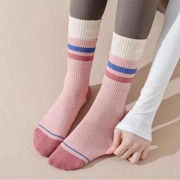 專業普拉提瑜伽襪子女彩色韓版硅膠五指襪防滑地板夏季透氣運動襪
