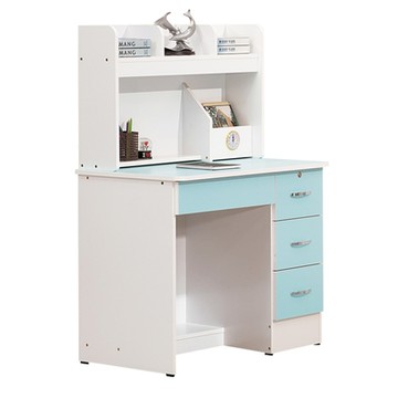 文創集 亞麗絲3尺四抽書桌組合(二色可選)-91x54.5x127cm免組