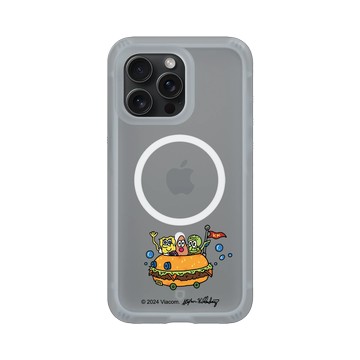 iPhone 15 Pro Max AirX 流變灰 - 海綿寶寶 SpongeBob - 藝術家系列-OHAMKING