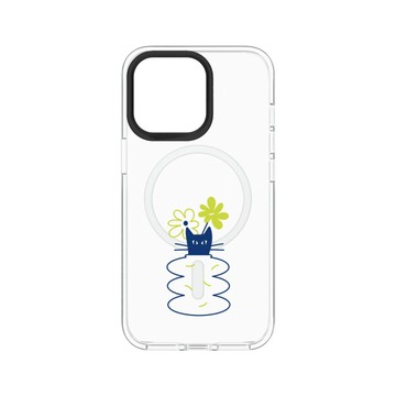 犀牛盾Clear (MagSafe 兼容)防摔背蓋手機殼 【獨家設計款】 - 貓的形狀