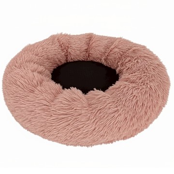 熊掌窩 坐墊 長毛絨 PP棉 貓咪/狗狗適用  M(50cm)  仙女粉  1個
