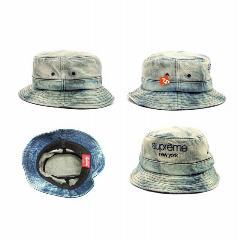 帽子 Supreme Chino Twill Crusher Indigo M/L Supreme Chino Twill Crusher 'Dirty Indigo'