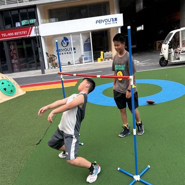 最低價 免運 感統訓練器材跳高架輪滑過桿障礙物桿高低調節桿套圈跨欄戶外活動LL1290