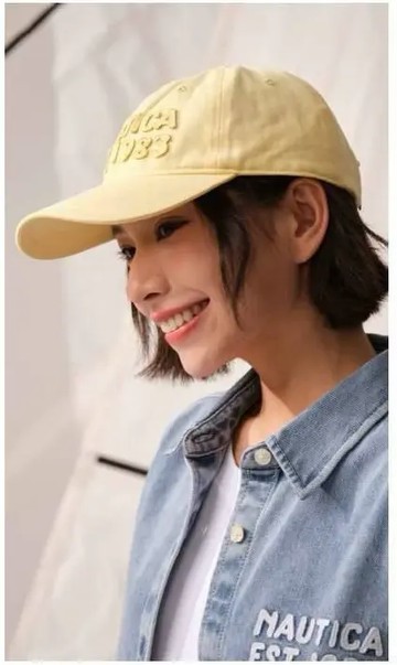 【NAUTICA WHITE SAIL】復古棒球帽 鵝黃色