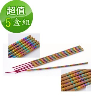 【金發財金紙】招財必用法寶-天官五路賜財貢香-五盒組(香品-賜財貢香系列 -五彩燙金符咒)