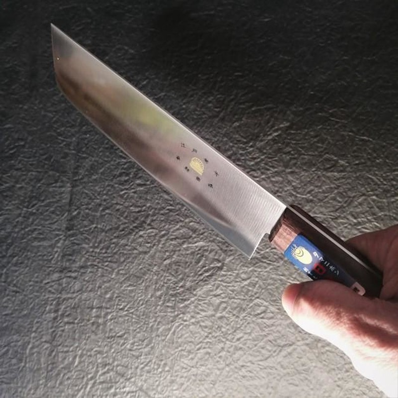 日本製 玉日本 ステン鋼 野菜収穫包丁 角型 160mm マグネット