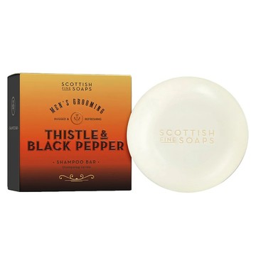 英國 Scottish Fine Soaps 健髮控油洗髮皂（洗頭皂洗髮餅髮皂 男士男性男生豐盈深層洗髮香水洗髮精洗髮乳