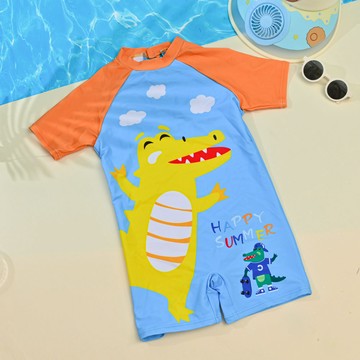 【廠商直送】TB556-童短袖連身褲裝-印花