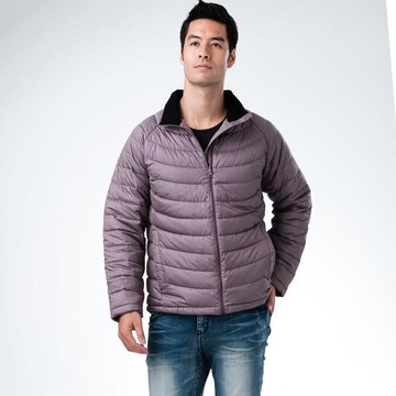 【FOX FRIEND 狐友】男款弧紋羽絨外套JIS90%羽絨 10%羽毛(1087I)