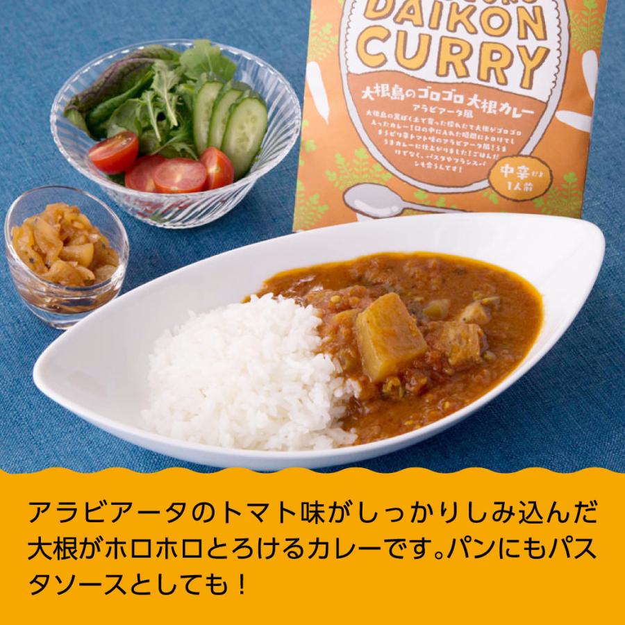 カレー レトルト 島採れ大根カレー 180g 1食 大根 鳥取県産 ギフト プレゼント