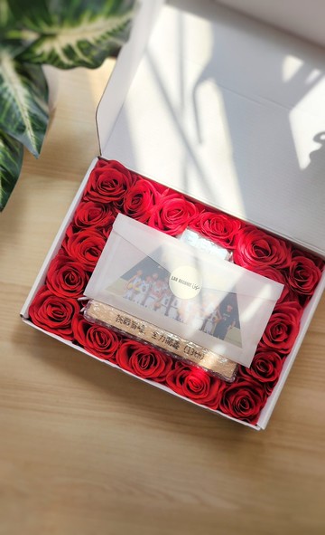 【加配專區】玫瑰絲花禮盒套裝 / 增添溫暖的儀式感