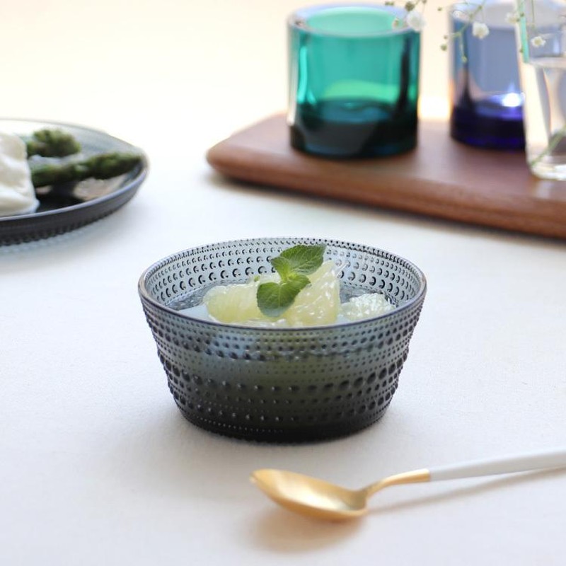 イッタラ カステヘルミ ボウル 230ml ダークグレー iittala Kastehelmi