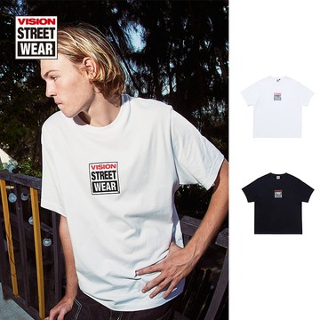 VISION STREET WEAR CLASSIC BOX LOGO街頭潮流短袖T卹 男女同款 V241NC8008
