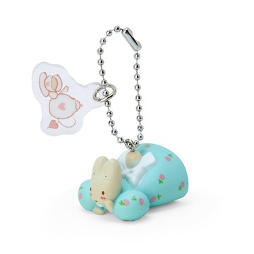 asdfkitty*茉莉兔造型鑰匙圈/吊飾-藍色趴趴-日本正版商品