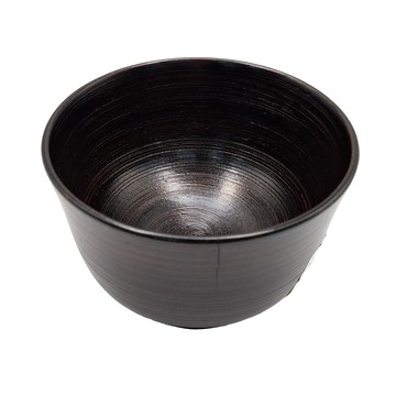 佐和陶瓷 曙檜紫漆器碗  陶瓷材質  容量260mL  曙檜紫漆  1個