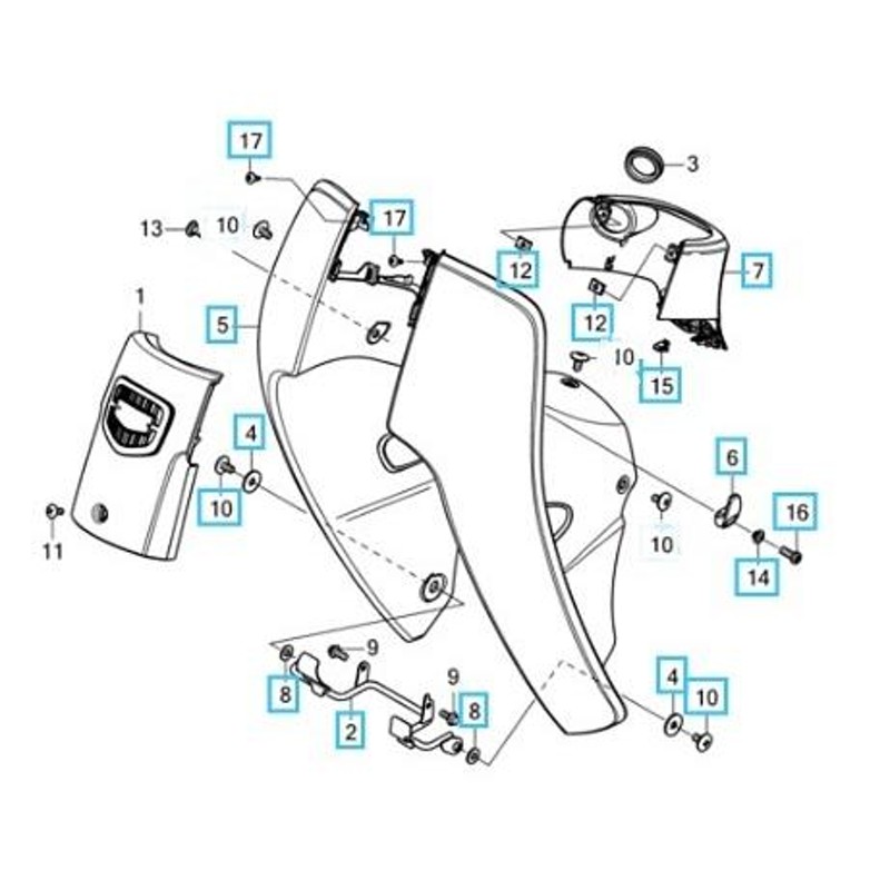 クロスカブ（ＪＡ６０）用レッグシールドセット | LINEショッピング