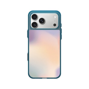 iPhone 17 Pro Max Clear (相機按鈕) 夜幕藍 - 石紋與渲染 / Marble & Dreamy Gradient - 輕舞光暈