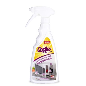 CASTLE 微波爐烤箱清潔劑500ml｜植物配方 溫和不傷手 輕鬆清潔 油污焦垢 無刺激不殘留 環保安全首選