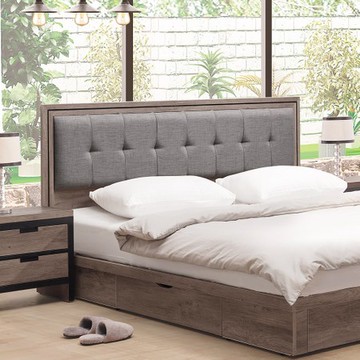 艾美古橡色3.5尺床頭片(不含床底)