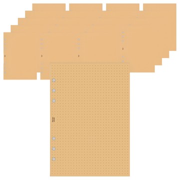 Raymay 藤井 Davinci 達文西系列 竹紙點眼內頁 5.0mm罫 日本竹紙  A5(21 x 14.8 x 0.3cm)  20張  1本