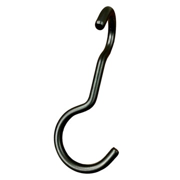 日月鉄工所 轉向大掛勾  勾長11CM 寬4.5CM  黑  1個