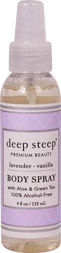 Deep Steep Body Spray Fresh Lavender - Vanilla 4 fl oz