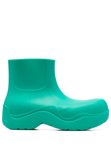 Bottega Veneta - chunky Puddle boots - men - PVC/PVC/PVC - 44 - Green