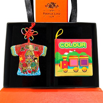 【童樂繪金飾】湄洲媽祖-小神衣大保庇 黃金湯匙紅繩項鍊平安禮盒