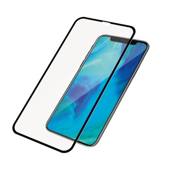 PanzerGlass iPhone Xs Max 3D耐衝擊高透鋼化玻璃保護貼-黑
