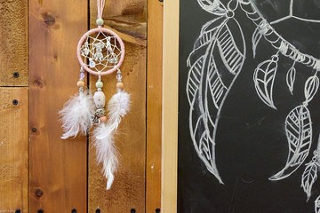 捕夢網掛飾 - 小熊, 瑪瑙吊飾