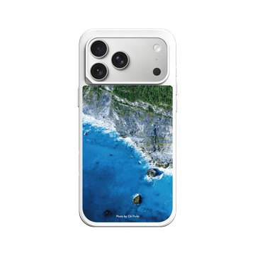 iPhone 17 Pro Max SolidX 白 - Chi Po-Lin 齊柏林《看見台灣》系列 - 清水斷崖