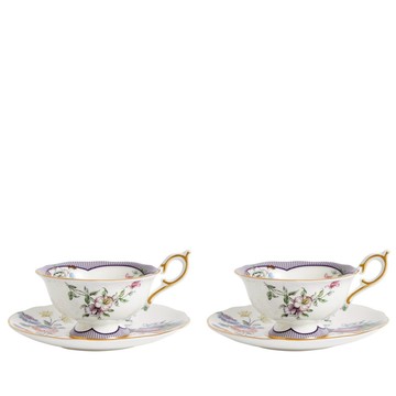 漫遊美境鶴舞杯盤組(2入)