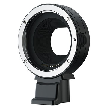 JJC 副廠Canon調光圈快門自動對焦電子晶片鏡頭轉接環CA-EF_EFM控制環(將佳能EF鏡頭接上EOS-M相機)EF轉EF-M