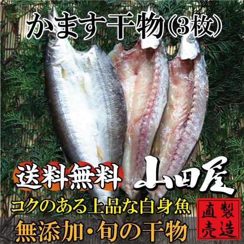 かます 干物（3枚）国産 カマス 自家製 無添加 製造直売 ひもの 海産物 伊豆 山田屋海産