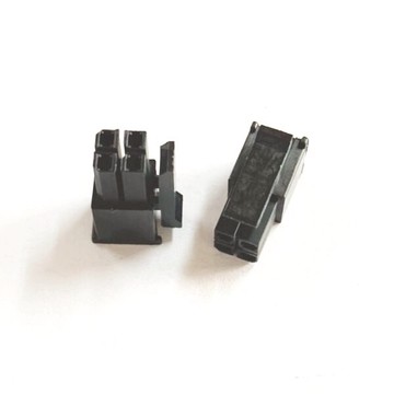 小5557系列 MX3.0mm pitch 4P公頭 / 2x2P 有翅(黑色) 汽車連接器/電腦連接器 / 5016空中接頭-50入/包(含稅)【佑齊企業 iCmore】