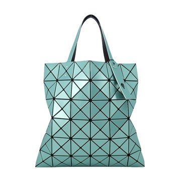 ISSEY MIYAKE 三宅一生 BAOBAO 6x6金屬感雙色手提包-藍X湖水綠