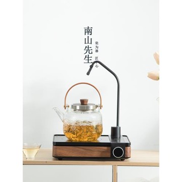 南山先生靜觀煮茶器家用電陶爐全自動上水玻璃燒水壺煮茶爐套裝